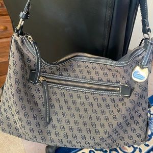 Dooney&Bourke canvas and Leather Women’s Handbag; pre-owned